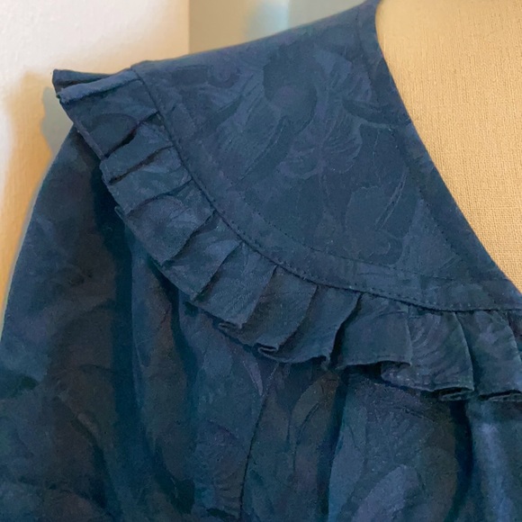 Marc by Marc Jacobs navy blue button up blouse - Picture 3 of 3